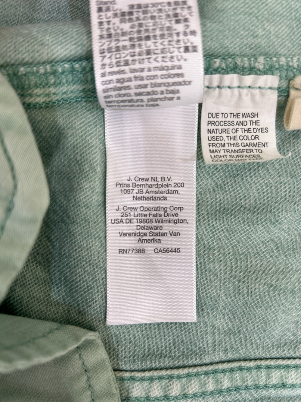 Madewell Sleeveless Mint Green Button-Front Denim Mini Dress Size 12 EUC Cotton - Picture 8 of 11